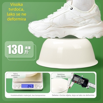 Jednokratni plastični set posuđa, okrugle zdjele i tanjuri, debljina 0.75 mm, kapacitet 1 porcija