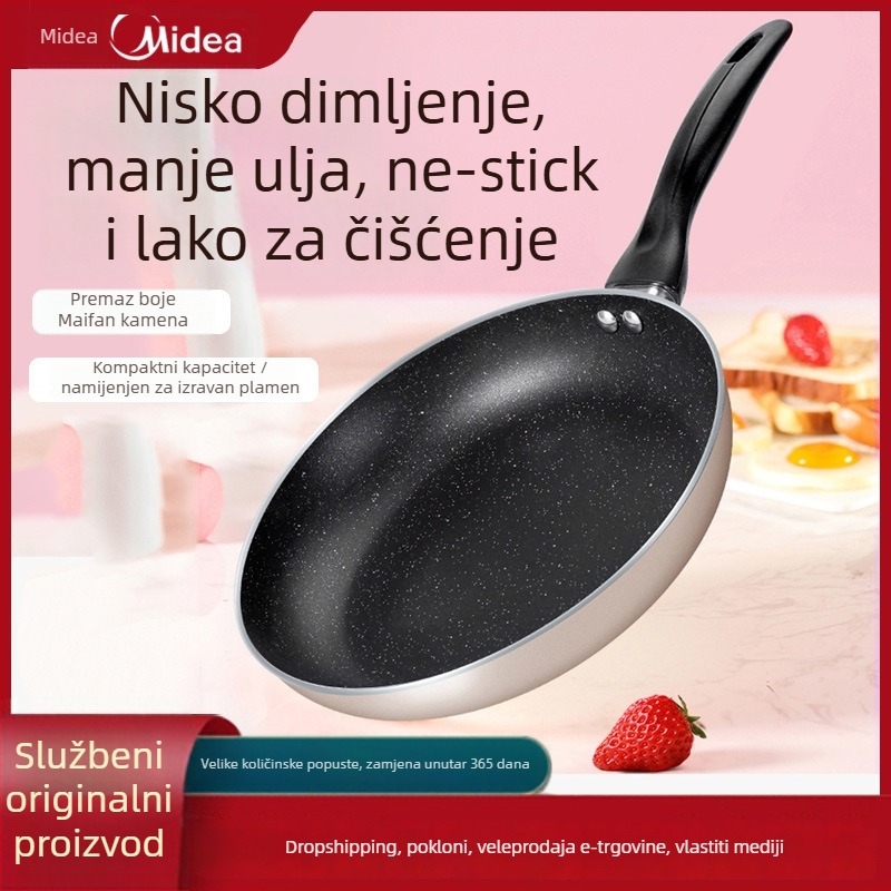 Tavica za prženje – neprijanjajuća, aluminijska legura, pogodna za plinski štednjak, model MP-CJ24Fry302