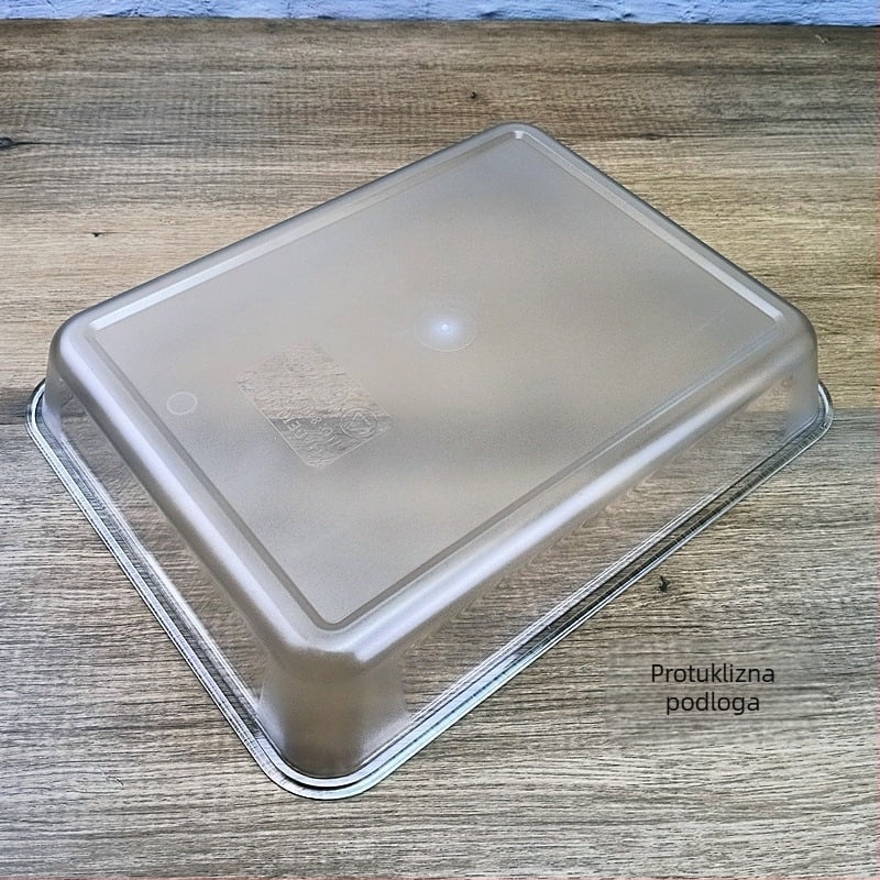 Pravokutni plastični plastićni pladanj za izlaganje delikatesa i hladnih jela, pogodna za mikrovalnu, stil Novi kineski stil