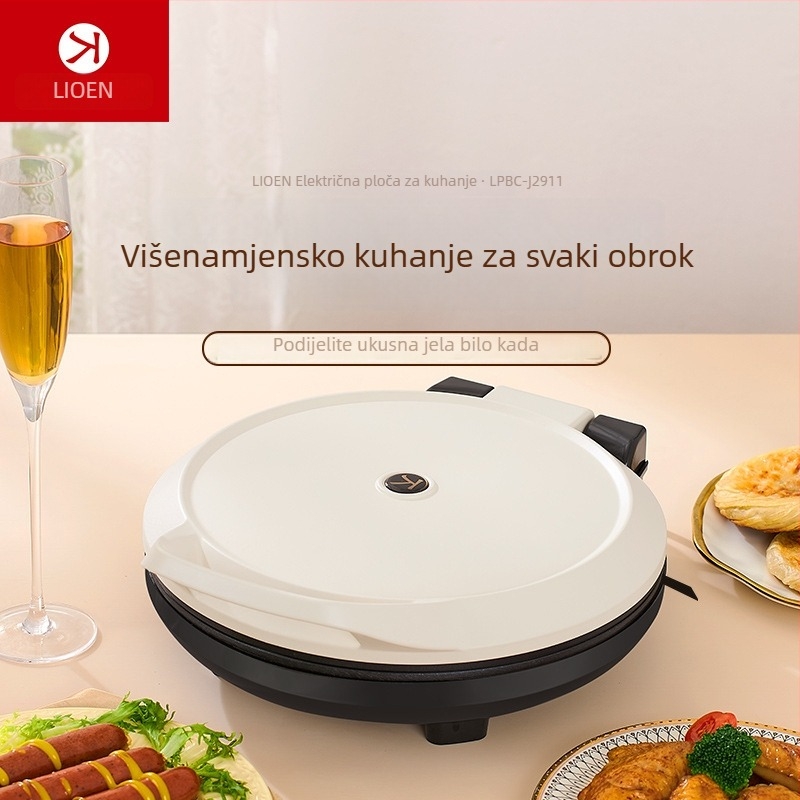 Električni palačinkovač – Prženje, Pečenje, Grill (Dvostrano grijanje; Snaga 1500W; Napajanje 220V; Mehaničko upravljanje)