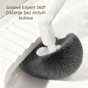 Četka za WC s produženom drškom za kupaonicu, jednokratna kućna verzija