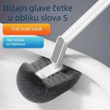 Četka za WC s produženom drškom za kupaonicu, jednokratna kućna verzija