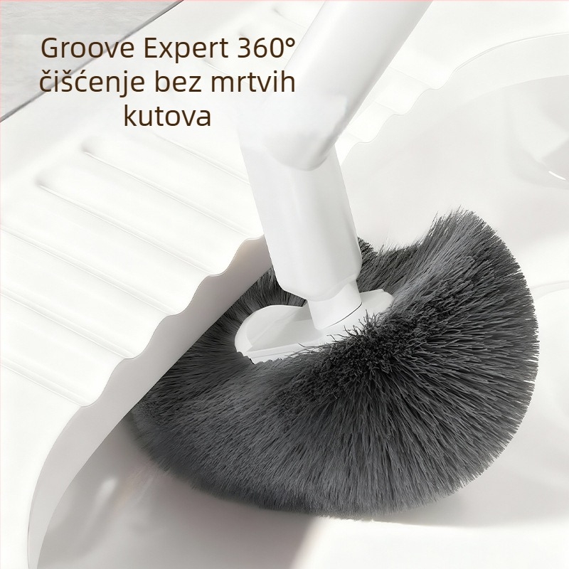 Četka za WC s produženom drškom za kupaonicu, jednokratna kućna verzija