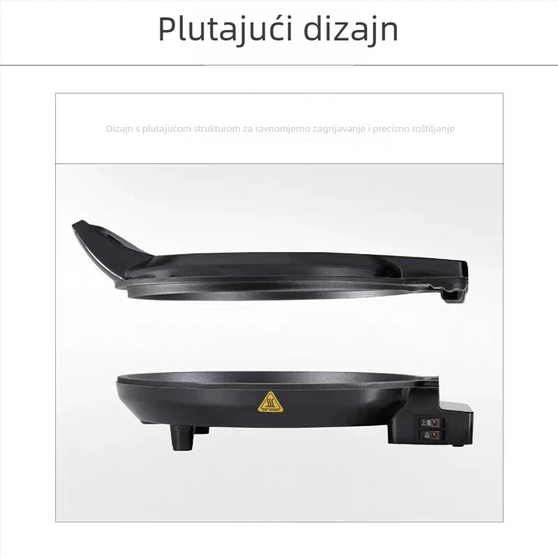 Joyoung električna tava za palačinke 1500W s dvostrukim neovisnim grijanjem, viseći dizajn JK-30K09