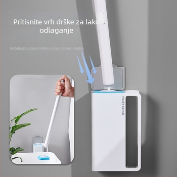Jednokratna četka za WC s integriranim čistilom i zamjenjivom glavom (Plastika, 174 g, Kartonska kutija, 1 kom, Ljeto 2020)