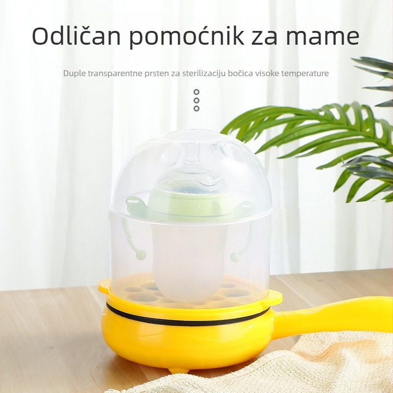 Električna tava za jaja s automatskim isključivanjem – promjer 25 cm, 220V, 50Hz, izravno priključivanje, jednostrana grijanja, za 2–3 osobe