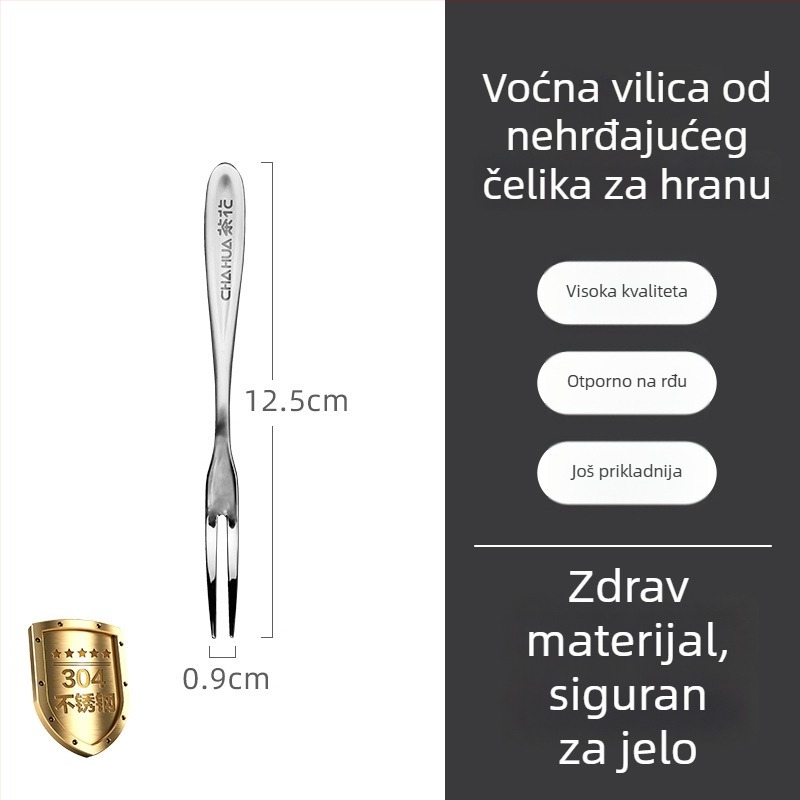 Set noževa i vilica od nehrđajućeg čelika – europski stil, moderni i minimalistički, idealan vjenčani poklon, vrhunska kvaliteta
