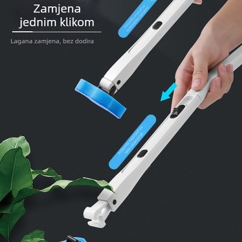 Zidni jednorazni set četke za WC – plast, 500 g, kutija u boji