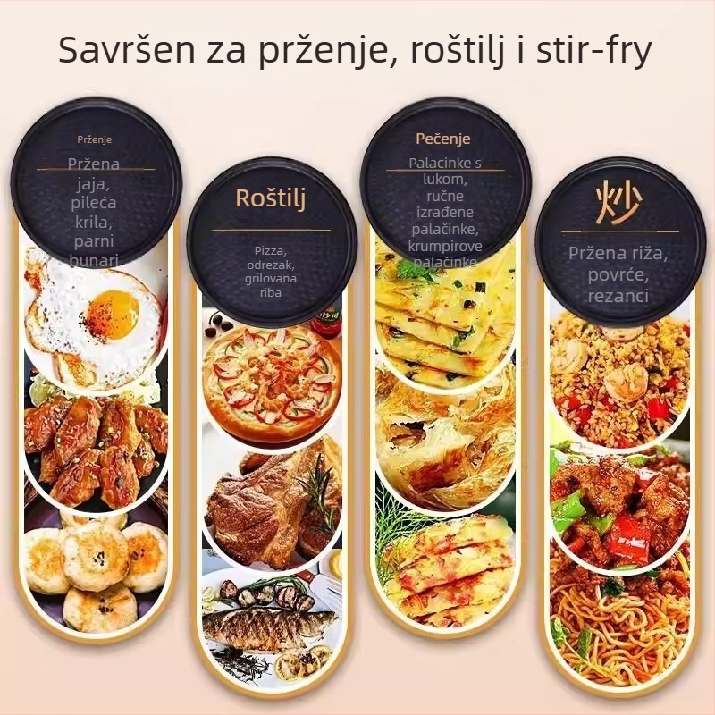 Midea JHN30F Crepe stroj za palačinke, Električna tava za palačinke, Plutajući dizajn, 220V, 1001-1200W