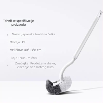 Japanski stil četke za zahod, bez mrtvog kuta, neutralna, plastična konstrukcija, bez ambalaže, težina 60