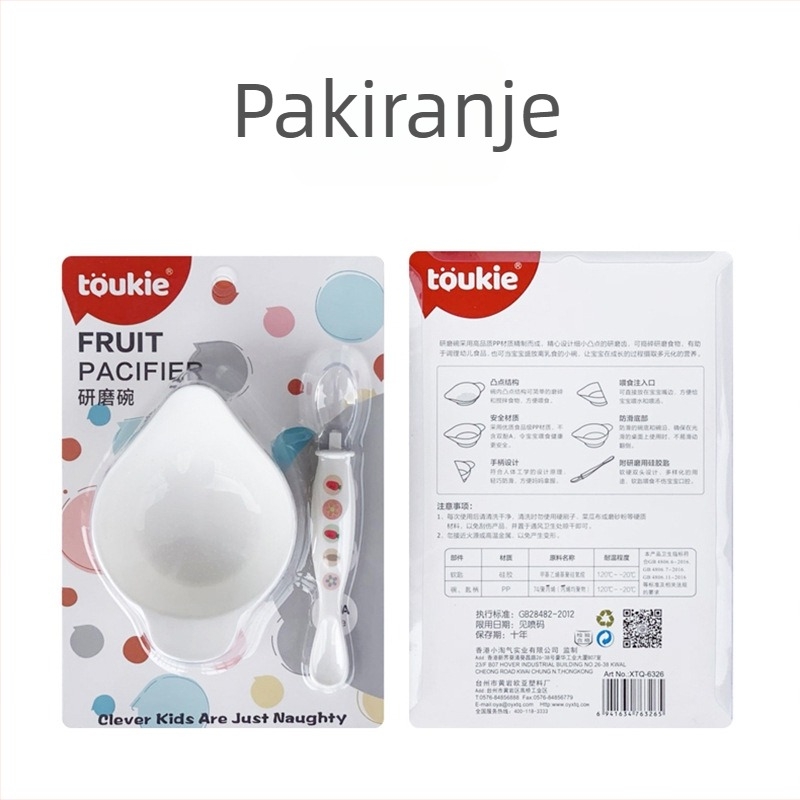 Toukie set posuđa za bebe - polipropilen, pogodno od 3 mjeseca, 48 komada