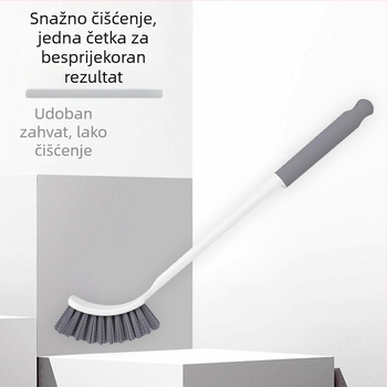 Četka za zahod s dugom ručkom, za teško dostupne kutove, set za čišćenje, plastika