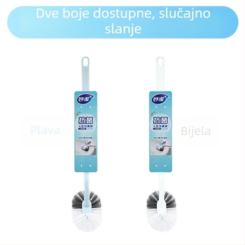 Četka za WC s S-oblikom dugom drškom, Miaojie marka, plastični materijal, 1 kom