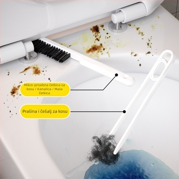 Canxuan zidni set četke za WC, plastika, s bazom