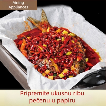 AN-301 Električni grill za ribu, odvojiv, riba u papiru