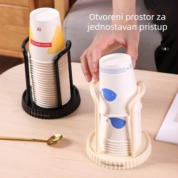 Držač čaša za jednokratne napitke, japanskog stila, ABS materijal, težina 60 g, višenamjenski stalak za kavu i čaj