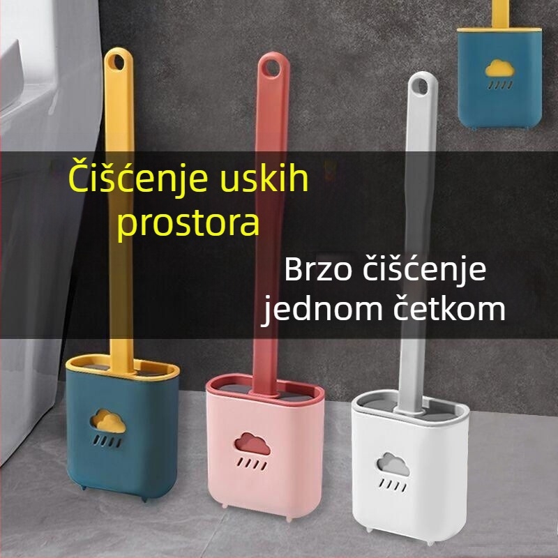 Četka za zahod s visećim dizajnom, plastični materijal, lagani luksuzni stil, lansirana ljeto 2020