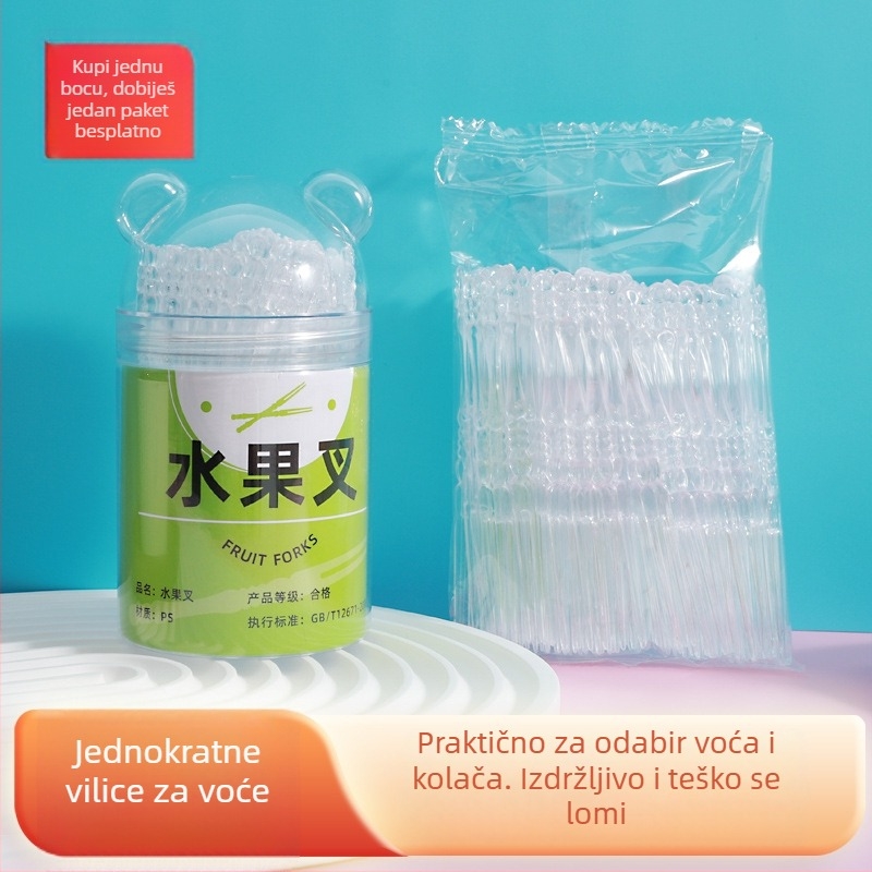 Vilica za voće, plastika, moderni jednostavni stil, karikatura uzorak, za odrasle