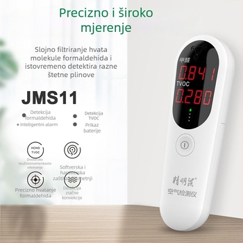 JMS-11 detektor formaldehida i tester kvalitete zraka TVOC, za kućnu upotrebu, prijenosni