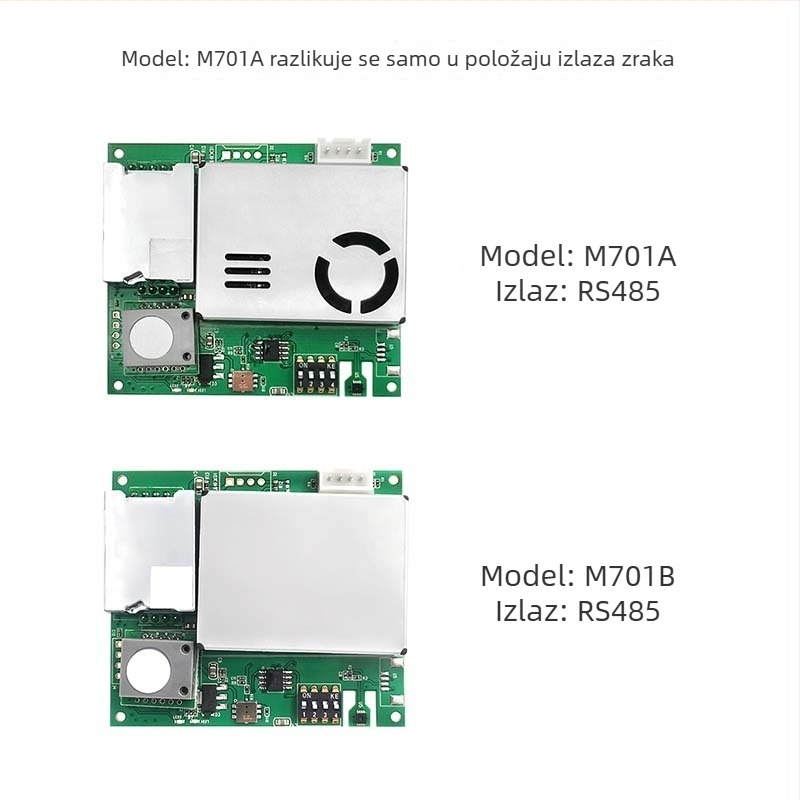 Senzor kvalitete zraka Jingyi Electronics s detekcijom CO2/CH2O/TVOC (M701)
