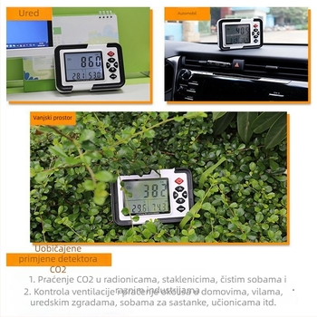HT-2000 CO2 monitor s alarmom prekoračenja