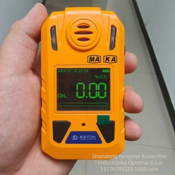 Prijenosni multi-gazni detektor CD5, raspon 0-1000 ppm, detektira CH4, O2, CO, H2S, CO2; punjiva baterija 1,5 Ah