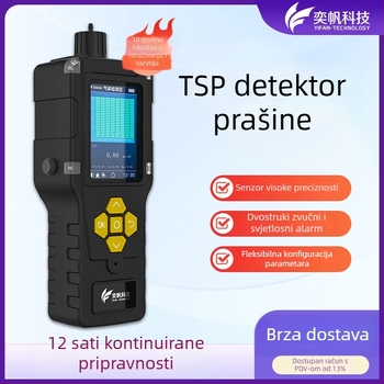 Ručni detektor prašine za ispušni kanal radionice – TSP detektor i VOC alarm