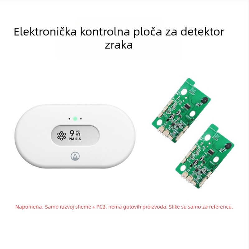 Unutarnji inteligentni monitor kvalitete zraka CO/CO2 — PCBA razvojna ploča, Marka Great thoughts, Kapacitet 1000