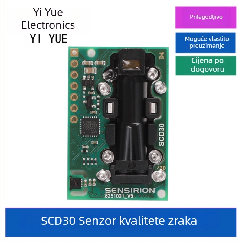 Sensirion CO2 senzor modul s mjerenjem temperature i vlage, SCD30, napajanje 6,3–50V