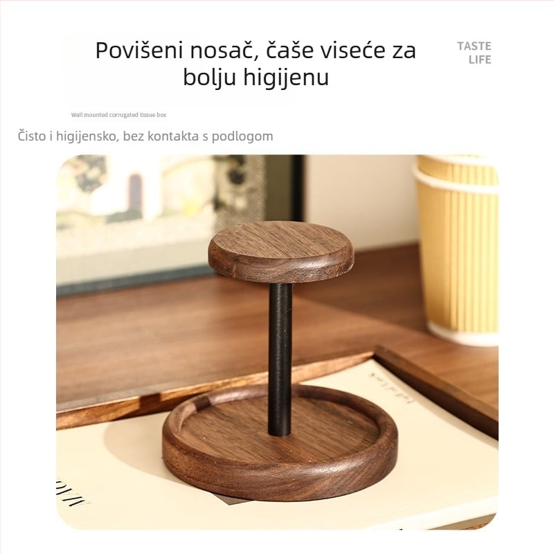 Drveni stalak za čaše, bez ugradnje, 1 razina, dnevni boravak skladište, stil Novi kineski