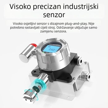 Fiksni CO2 detektor za industrijsku upotrebu, tunelski CO2 detektor za toksične i štetne plinove