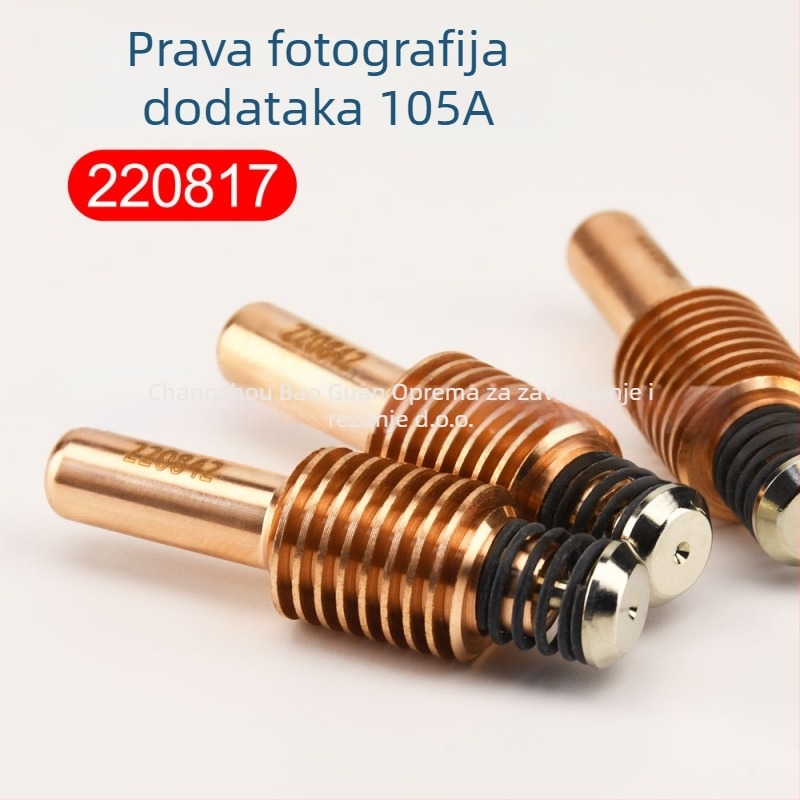 Držač elektroda za zavarivanje - 105A, bakrena elektroda mlaznica, vortex prsten, fiksni zaštitni poklopac