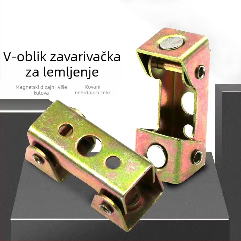 URANN vijčani brzi stezač s magnetskim podešavanjem za zavarivanje, V-oblik upirač, locator za zavarivanje i V-oblik ploča za pritisk