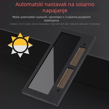 Šešir za zavarivanje s automatskim zatamnjujućim lećama i ogledalom, potpuno automatski