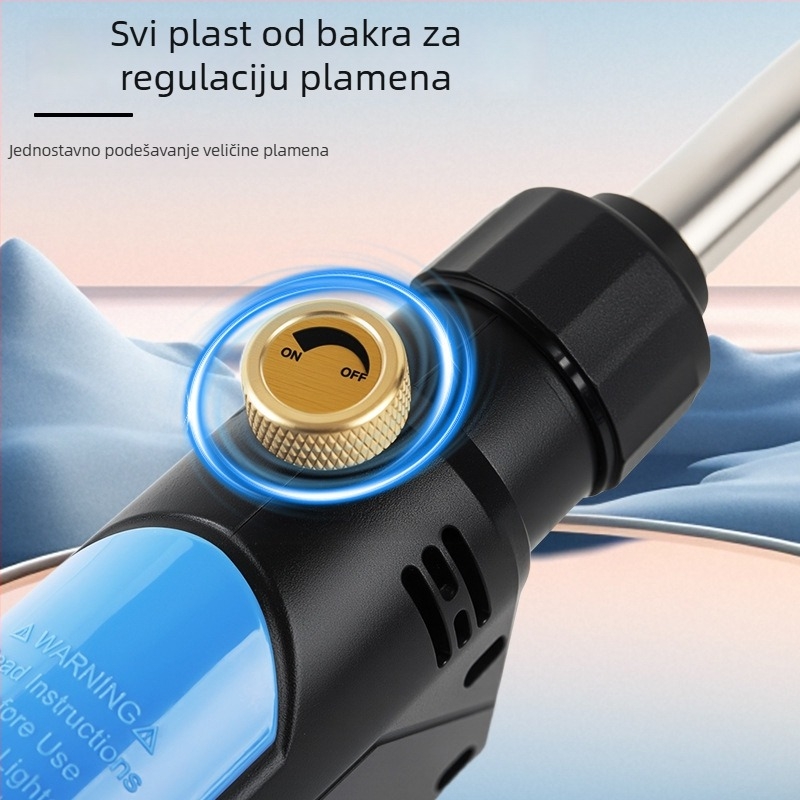 Zavarivački pištolj za klimatizaciju - mali prijenosni visoko-temperaturni plamenik bez kisika, MAPP plin, za bakrene i aluminijske cijevi