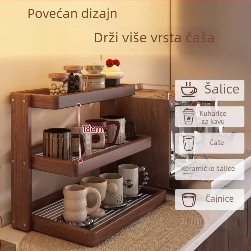 Držač čaša od Nanzhu Wind bamboo, skandinavski stil, skladištenje