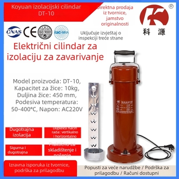 Prijenosni izolirani spremnik za sušenje elektroda za zavarivanje, DT-10, kapacitet 10 kg, 50–400°C, 220V