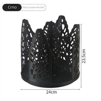 Okretni držač čaša za jednokratne papirnate čaše — Materijal: papir + PE folija; Stil: moderni minimalistički; Težina: 520 g; Marka: Wenjing