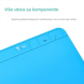 Silikonska izolacijska podložnica za stol/ popravljački stol – otporna na visoke temperature, protuklizna, protiv opeklina, protiv ogrebotina