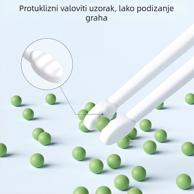 Mobiko dječji trening štapići za jelo – ABS materijal, set od 4 komada, cartoon stil, od 12 mjeseci