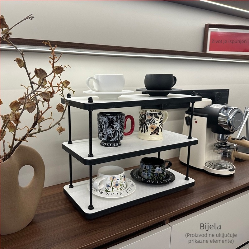 Stalak za čaše za pohranu, materijal: svila cvjetova, model 985, stil univerzalan, pogodan za kuhinju i radni stol