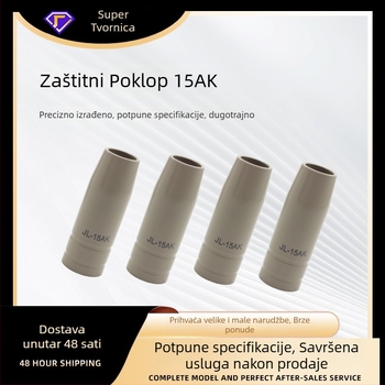 Yi Xing Yi zaštitni navoj plinskog zavarivača s pokrovom, zaštita od prianja, vodljiva, kompatibilna s 15AK