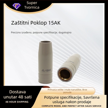 Yi Xing Yi zaštitni navoj plinskog zavarivača s pokrovom, zaštita od prianja, vodljiva, kompatibilna s 15AK