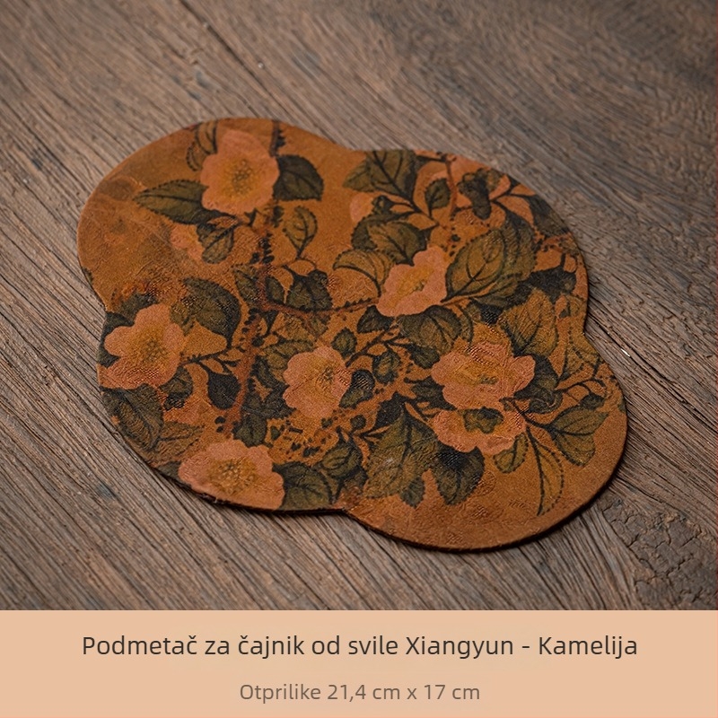 Podložka za čajnu ceremoniju – dvostruka, Zen stil, podloga za čajnik, materijal: platno; težina: 0,5 kg; pakiranje: pladanj