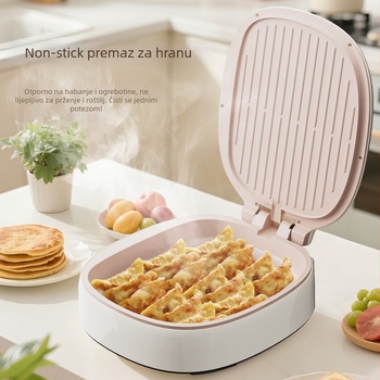 Vantage električni pancake pan s dvostrukim grijanjem, keramički panel, 1400W, 220V