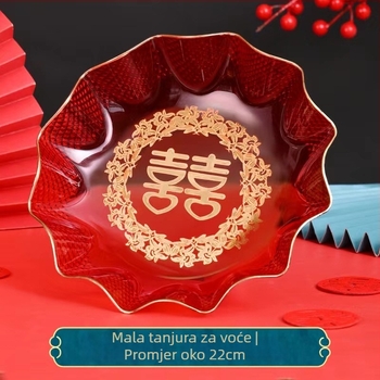 Plastični tanjur za voće, Double Happiness — suvremen minimalistički dizajn, vrhunska kvaliteta, ljetna premijera 2021
