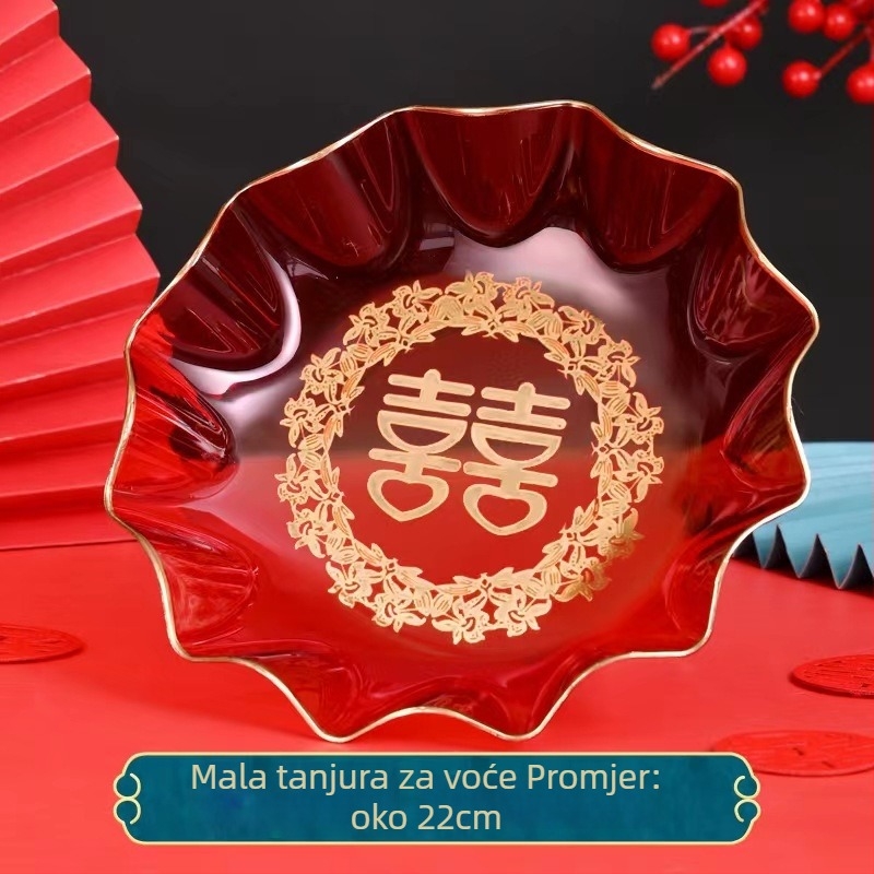Plastični tanjur za voće, Double Happiness — suvremen minimalistički dizajn, vrhunska kvaliteta, ljetna premijera 2021