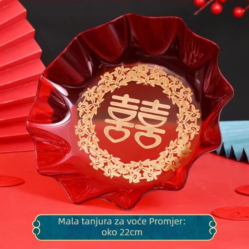 Plastični tanjur za voće, Double Happiness — suvremen minimalistički dizajn, vrhunska kvaliteta, ljetna premijera 2021
