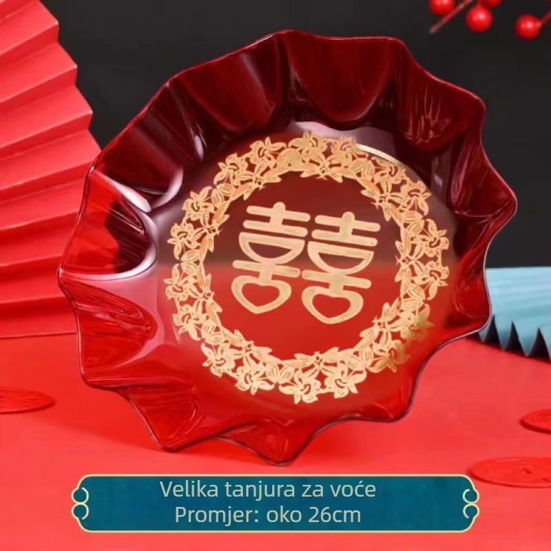 Plastični tanjur za voće, Double Happiness — suvremen minimalistički dizajn, vrhunska kvaliteta, ljetna premijera 2021