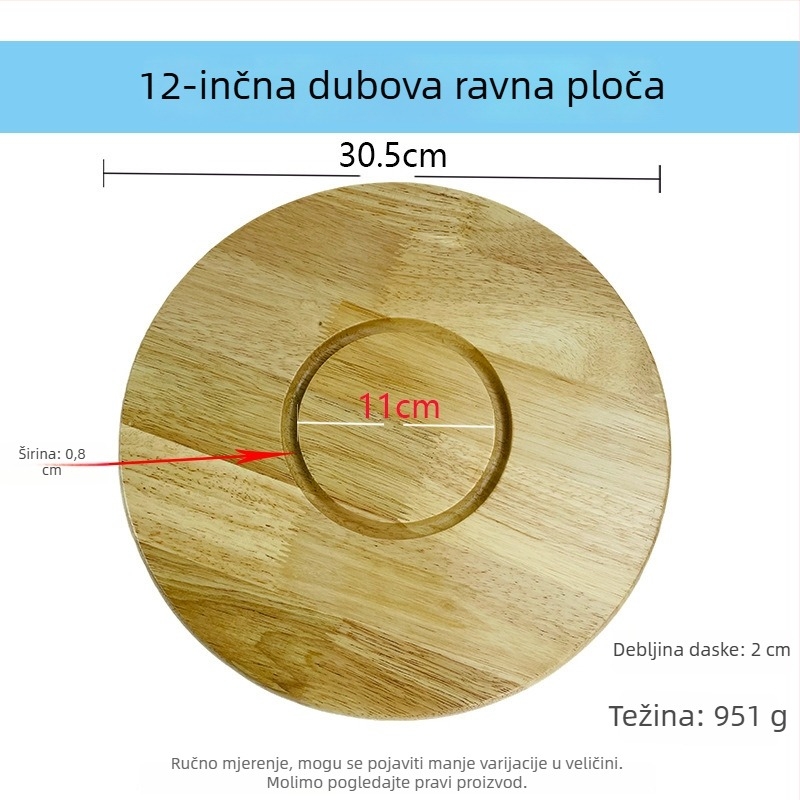 Set od nehrđajućeg čelika za izlaganje deserta s okruglim poslužavnikom, minimalistički stil, jednobojni dizajn, artikl T657